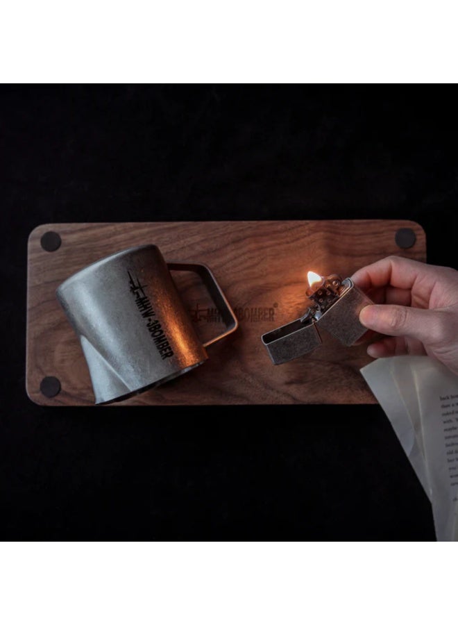 MHW-3BOMBER Latte Art Pitcher 5.0 Silver Spot – 500 ml Stainless Steel Milk Frothing Jug with Patented Crocodile Spout, Ergonomic Handle - Image 4